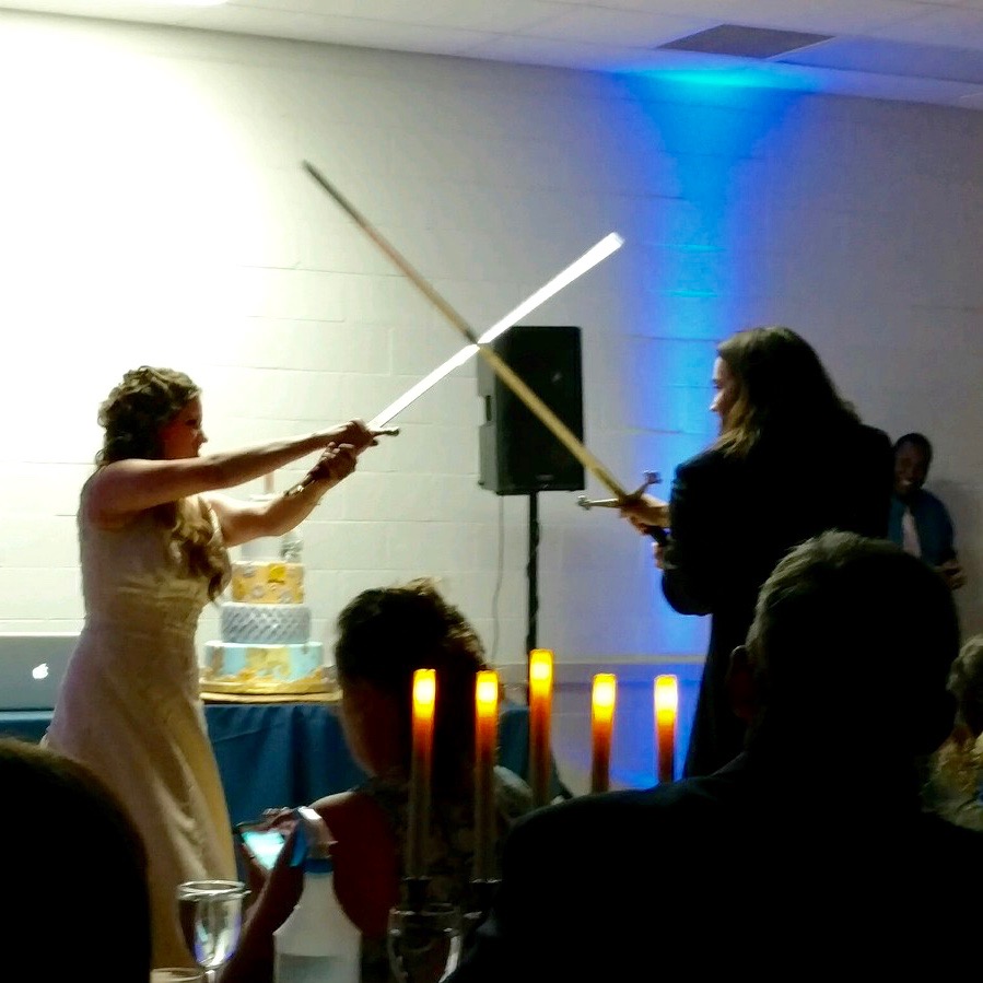 Sword Fight Cake Cutting